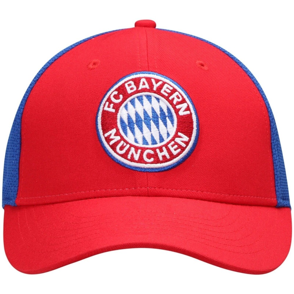 Bayern Munich Men's Cap Stretch Fit Hat Red Blue Fi Collection L/XL - Picture 2 of 5